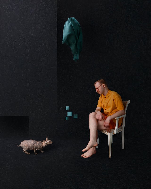 art, portrait, photomanipulation, photoshop, composing Monologue фото превью