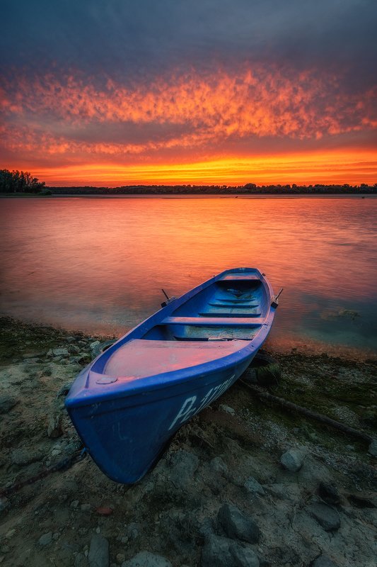 Burning sunset фото превью