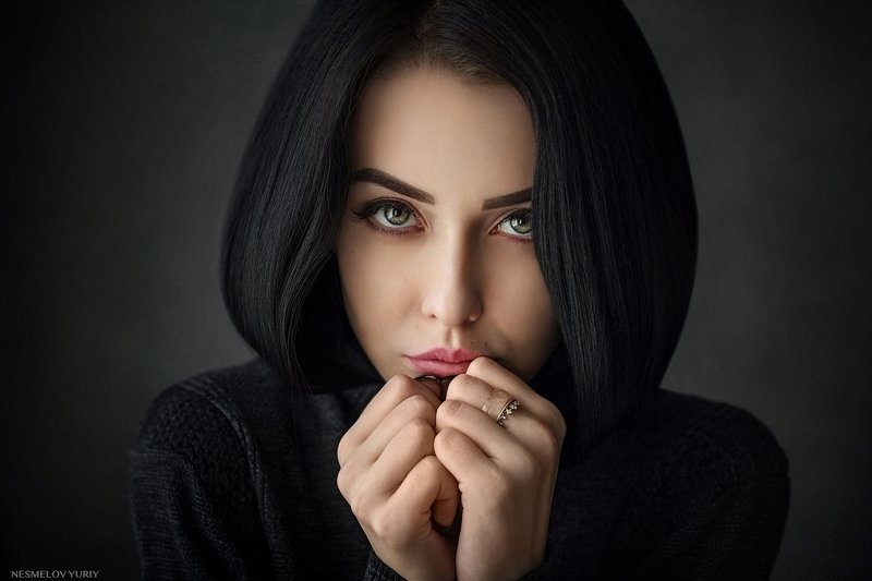 girl, portrait, art, девушка, портрет  фото превью