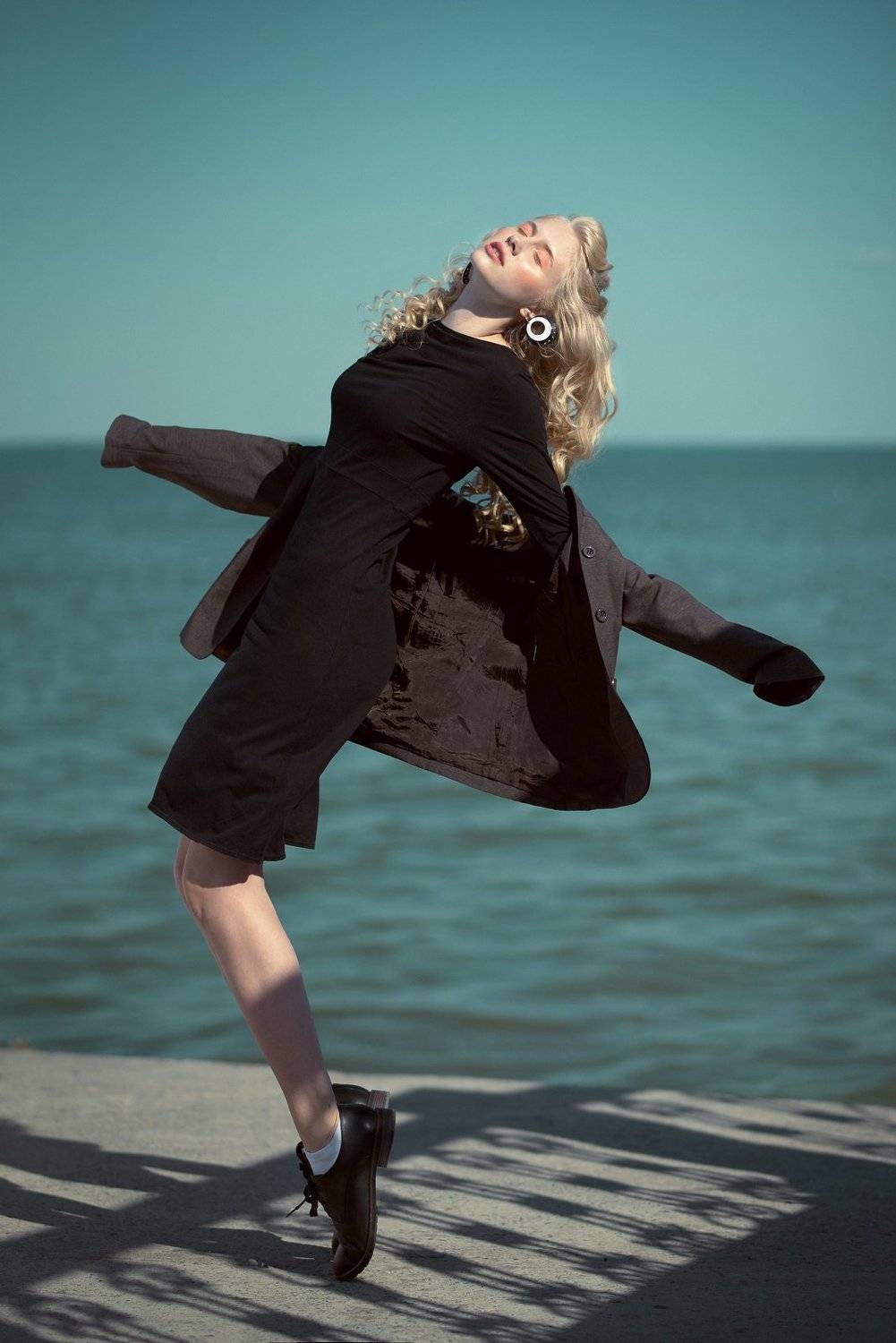 блондинка, portrait, nikon, model, fashion,sea,море, мода, девушка, модель, никон, россия, фото, фотография, глаза, губы, нежная, волосы, ветер, взгляд, веснушки, Анна Дегтярёва