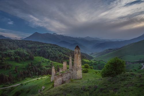 в горах Ингушетии