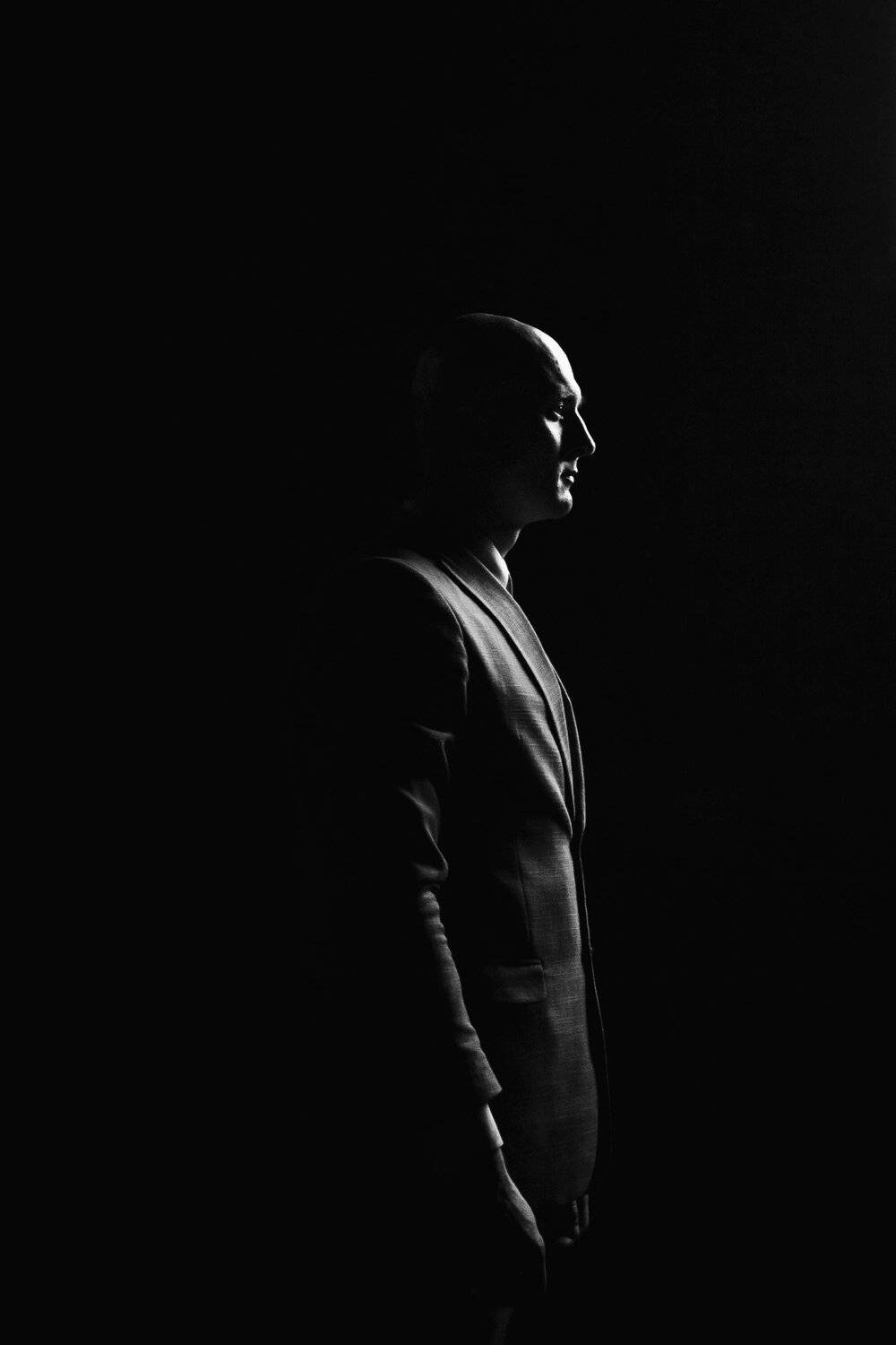 черно-белое, ч/б, портрет, абстракт, мужчина, фотосессия, фотопроект, ночная съёмка, осень, Владимир Васильев