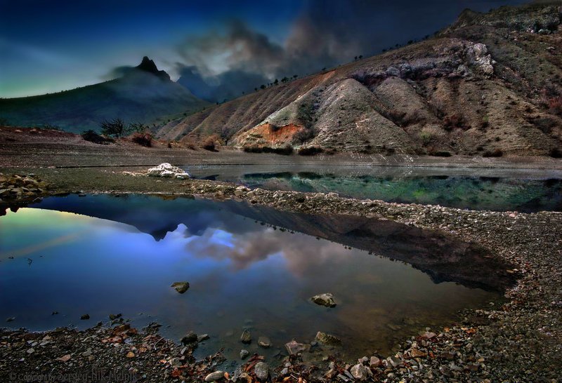 зеленогорье, панагия, алушта, демерджи, крым, чатырдаг Белый камень на изумрудном озере фото превью