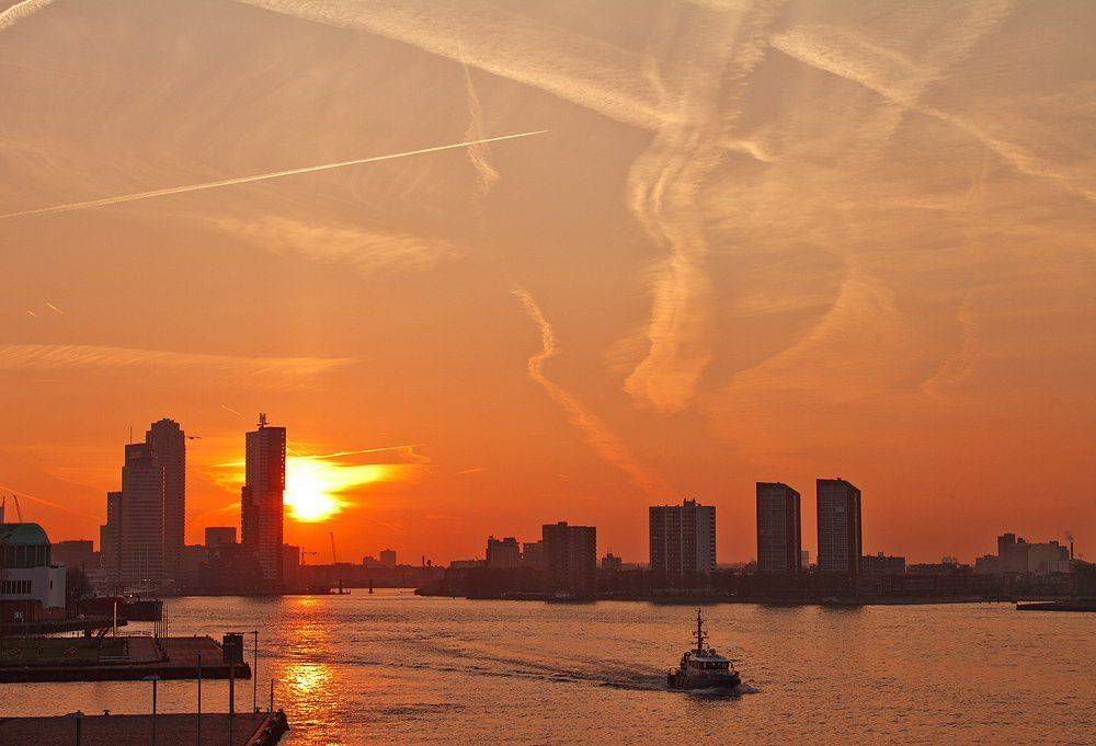 rotterdam, роттердам, восход, утро, Баранюк Игорь