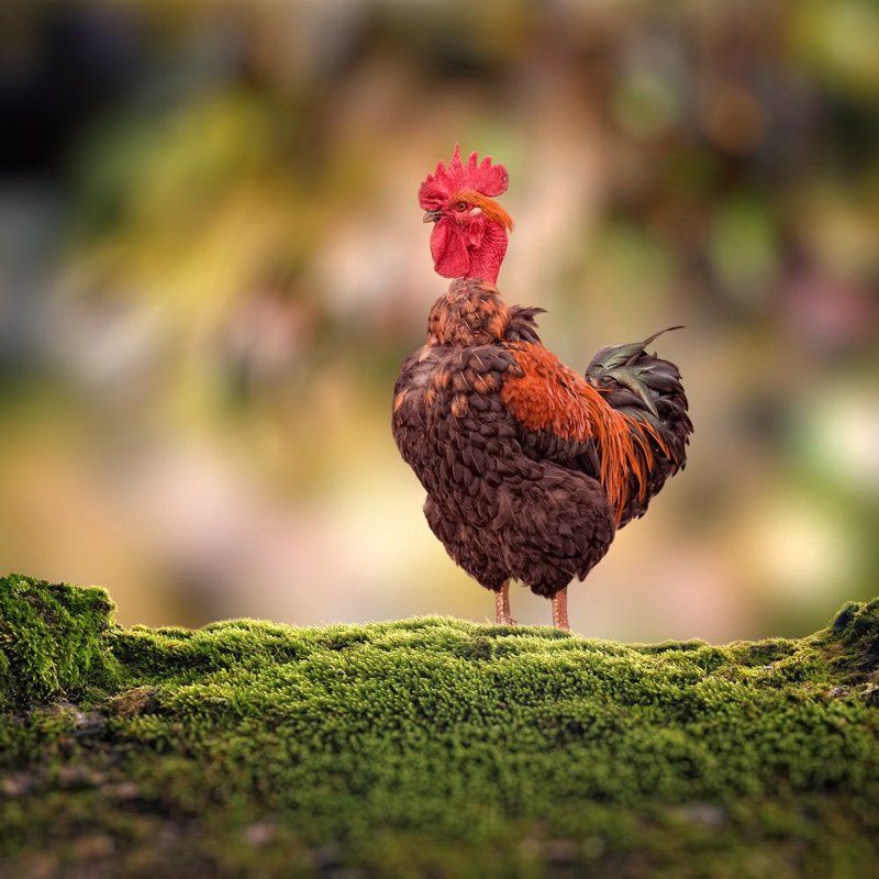 The spotted chicken