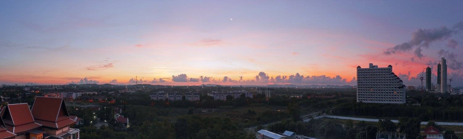 тайланд, рассвет, утро, город, Boris Bogdanov