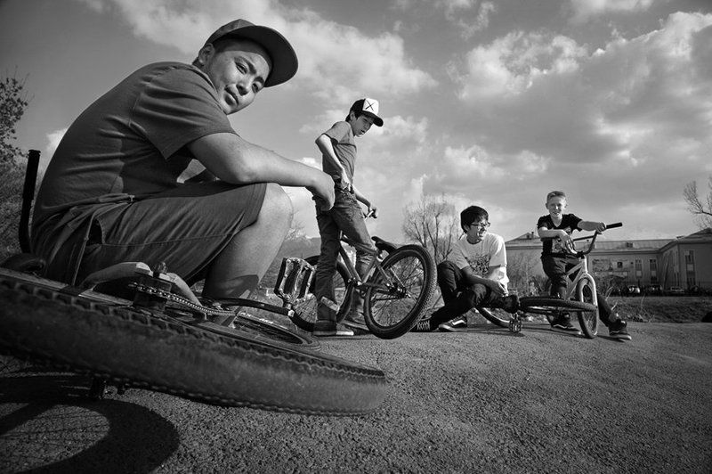 Фрирайдеры, юные экстрималы нашего двора ... фото превью