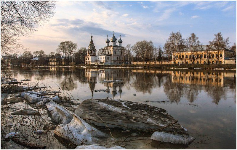 вологда, весна, отражение Вологодские отражения фото превью