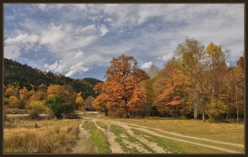 Когда осень пишет охрой...