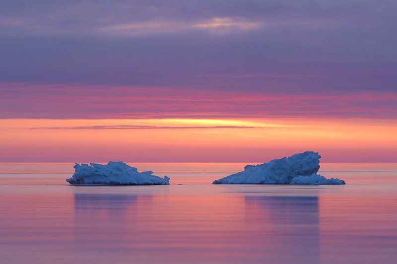 север, море Летний берег фото превью