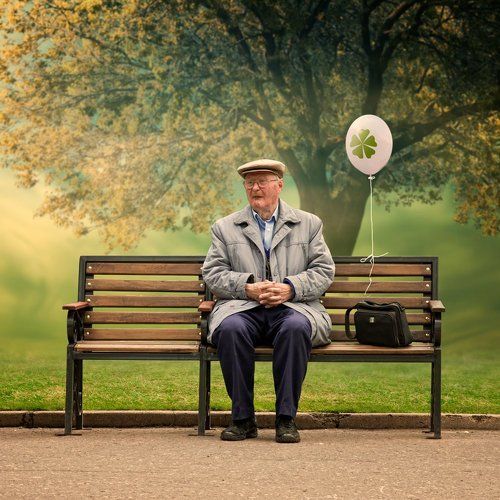 Some old people are like lost children