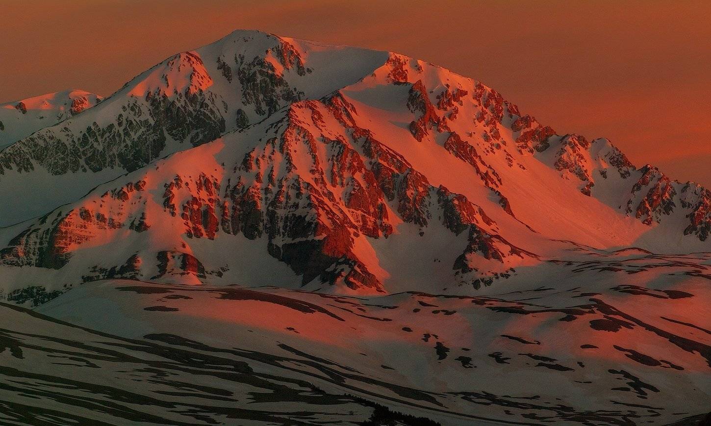 горы, кавказ, закат, оштен, ФЁДОР