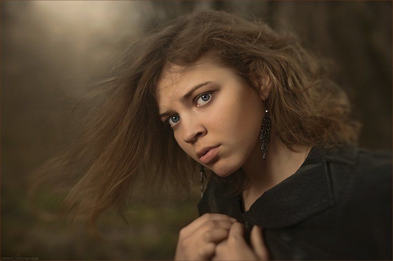 девушка, ветер, настроение *** фото превью