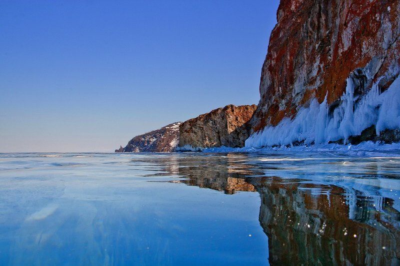 байкал, ольхон, хобой, лед На пути к Хобою фото превью