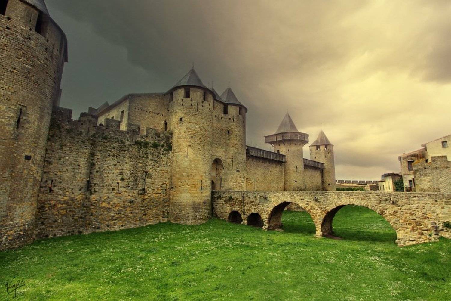 carcassonne, Family garden, France, La Cite de Carcassonne, Vint26, Zaporozhenko vitaly & julia, Запороженко Виталий и Юлия
