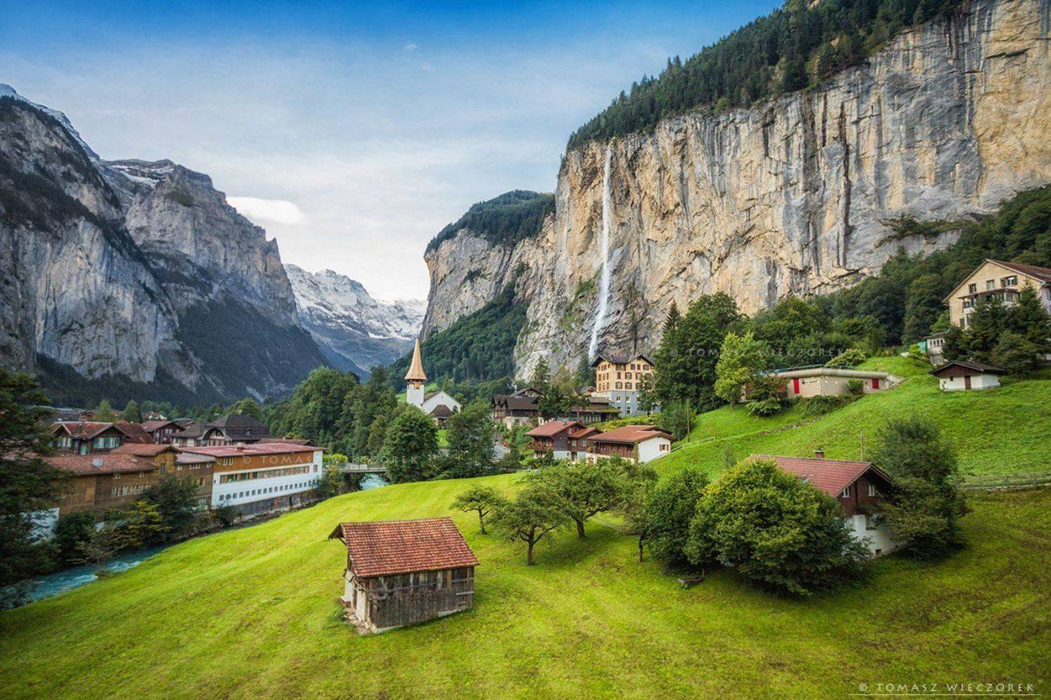 alps, switzerland, landscape, sunrise, sunset, colours, awesome, amazing, adventure, travel, beautiful, morning, waterfall, mountains, Tomasz Wieczorek