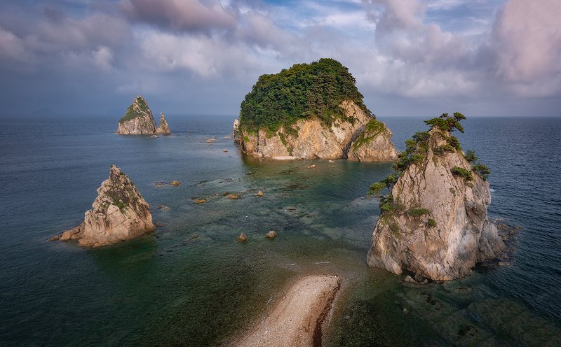 приморский край море солнце рассвет владивосток заповедник скалы *** фото превью