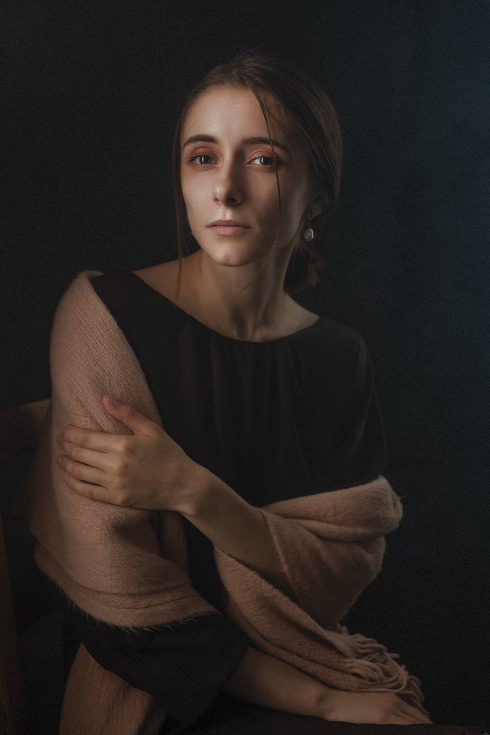 обработка, портрет, модель, арт, art, model, popular, рисование, Иван Лосев