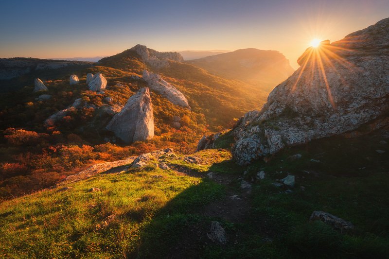 крым, осенний крым, осень, осень в крыму, фототур в крым, туры по крыму, фототур по россии, отдых в крыму,  отпуск в крыму, путешествия, туризм, природа, золотая осень, пейзаж, буковый лес, лес Золото октября фото превью