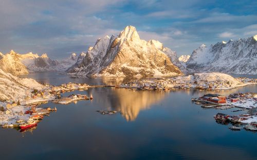 Bird's Eye View Of Norway