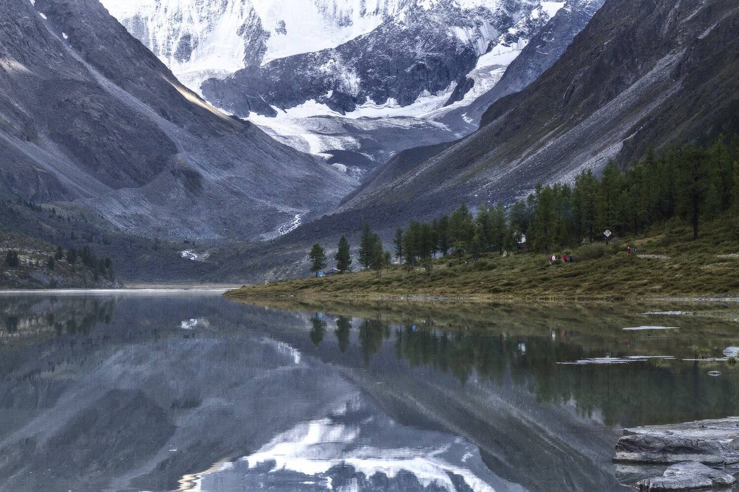 пейзаж, алтай, белуха,горы,озеро,отражение, Тамара Андреева