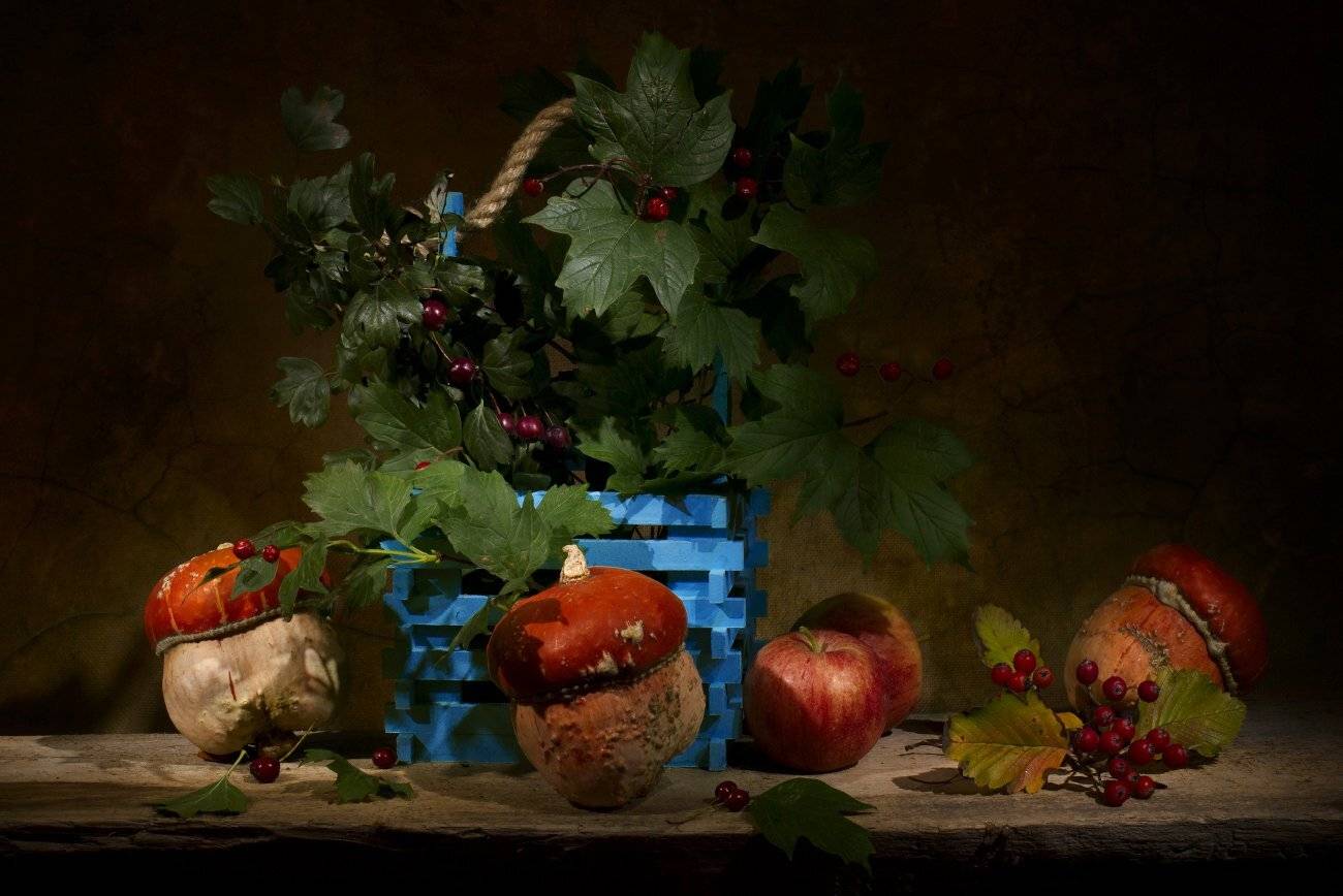 осень,тыквы,натюрморт, Елена Брежицкая