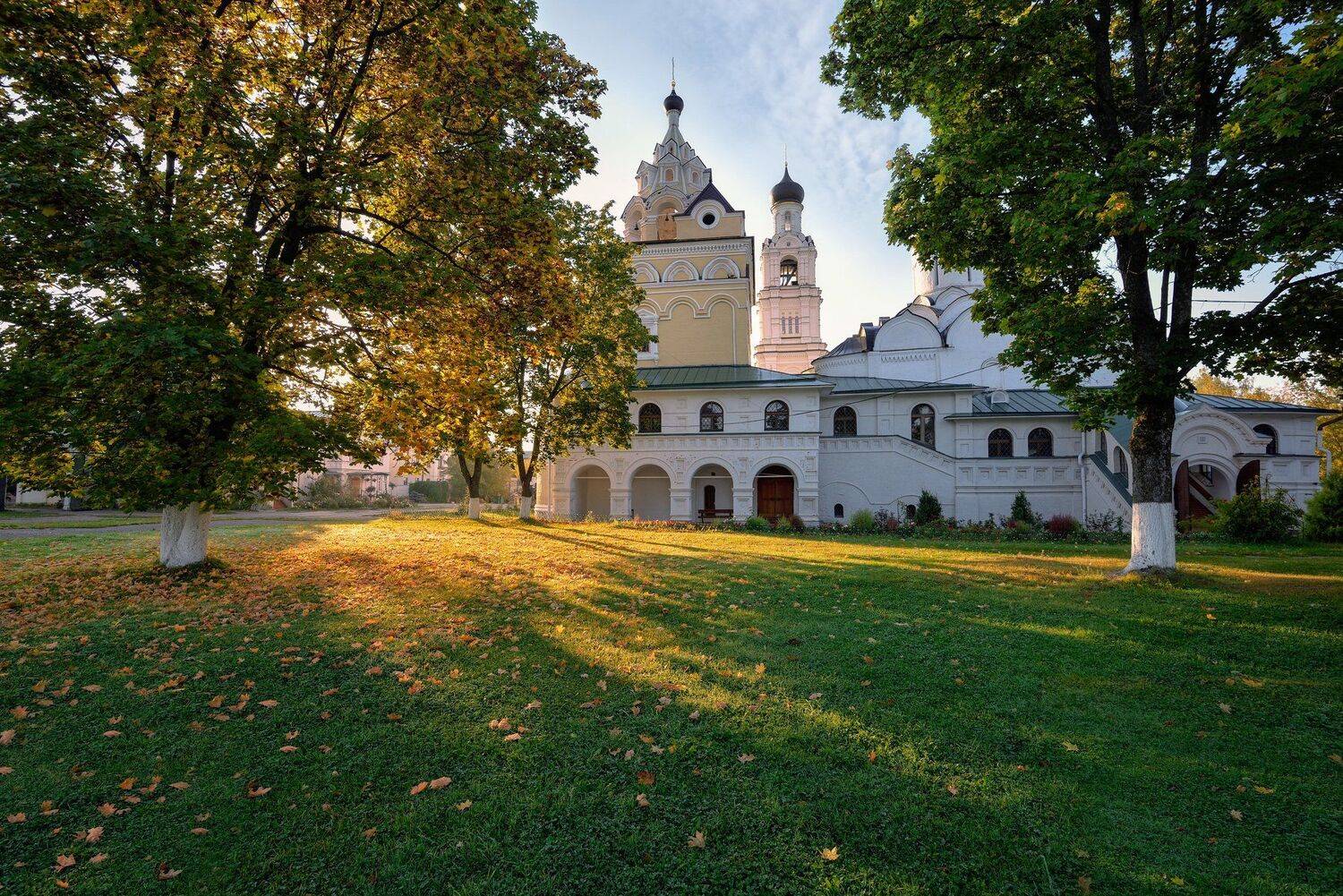 утро,рассвет,солнце,лучи,монастырь,киржач, Виталий Полуэктов