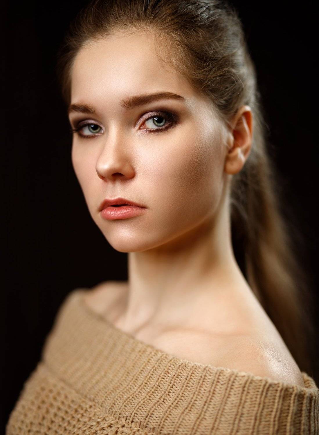 портрет, девушка, Сергеев Сергей