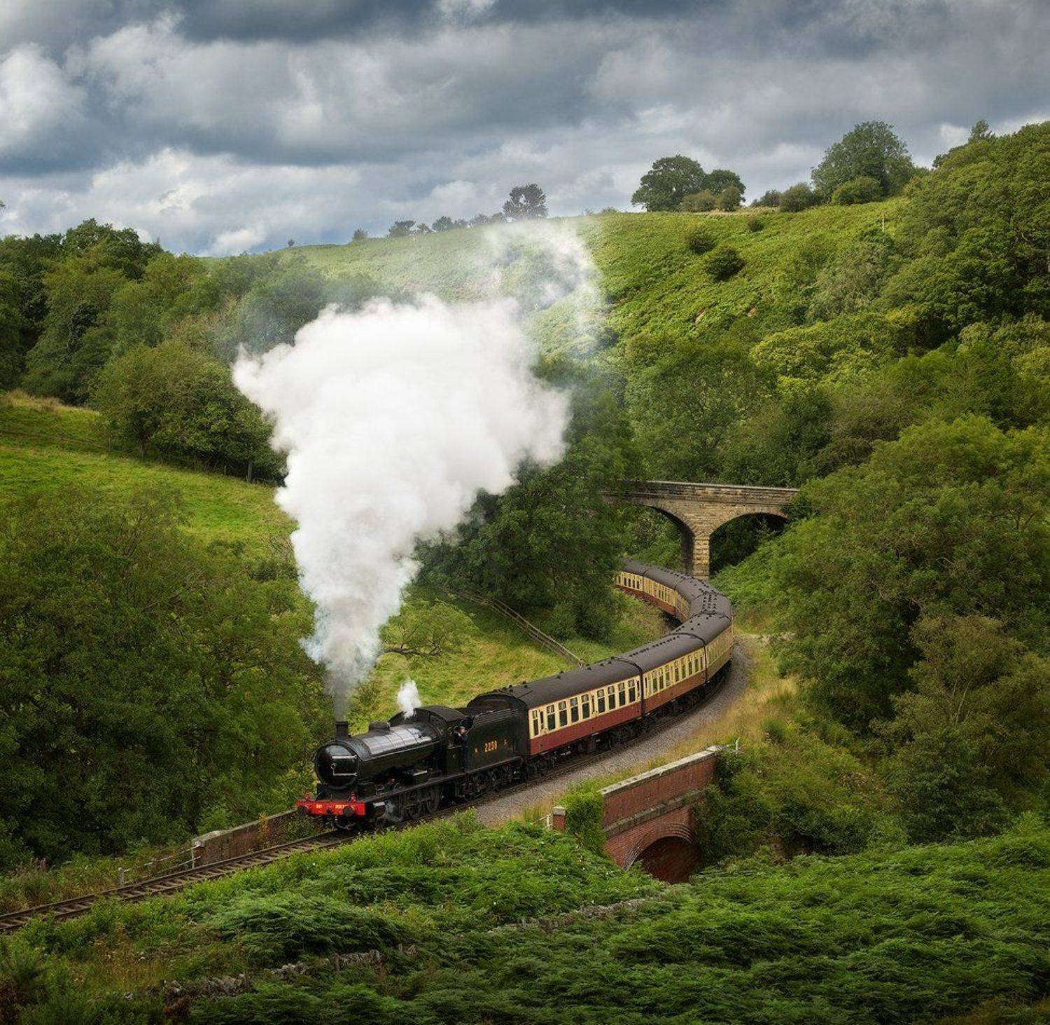 england, steam train, англия, паровоз, north yorkshire, Alex Yurko