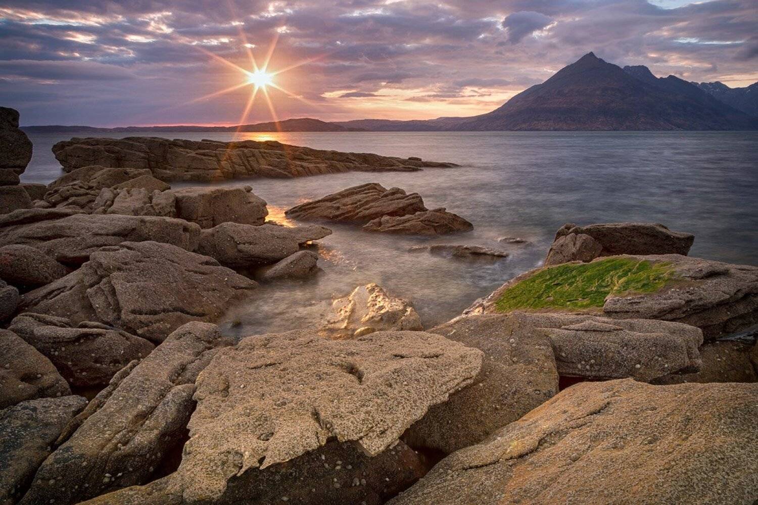 isle of skye,highlands,scotland,elgol,scottish,seascape,sea shore,shoreline,sunset,, Adrian Szatewicz