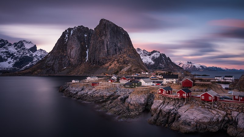 lofoten,reine,landscape,norway,mood Lofoten фото превью