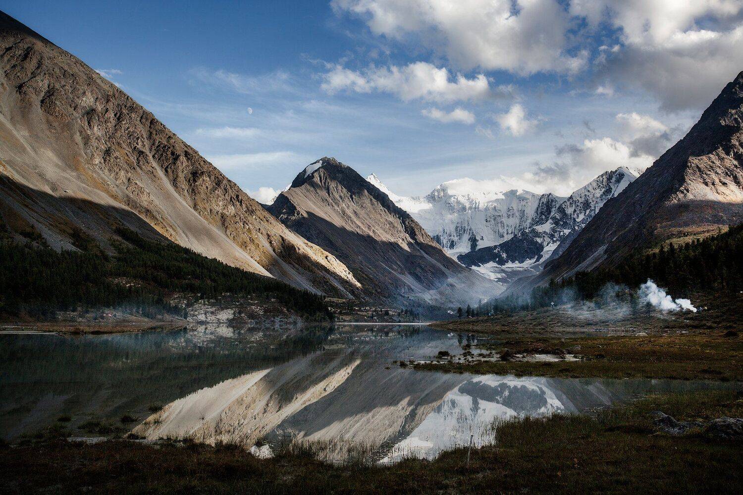 пейзаж, алтай, белуха,горы,озеро, Тамара Андреева
