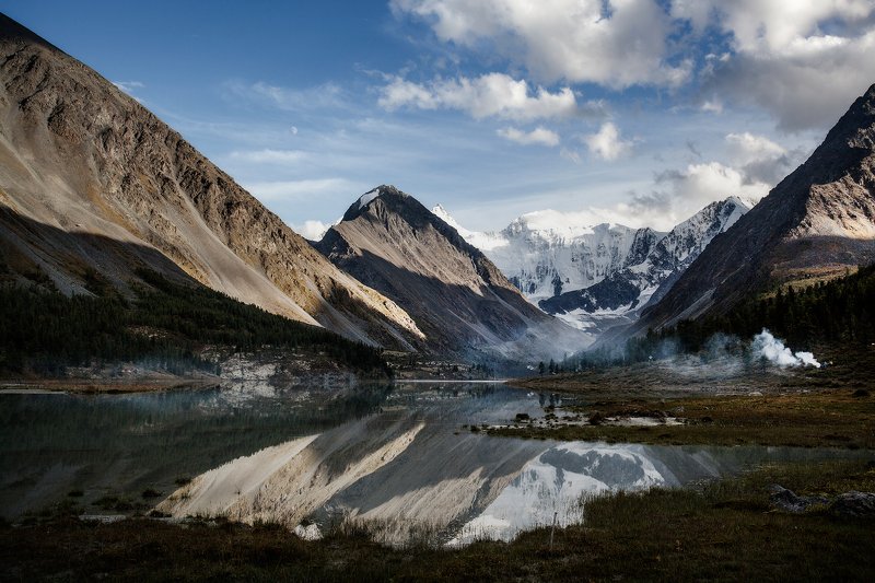 пейзаж, алтай, белуха,горы,озеро Алтай фото превью
