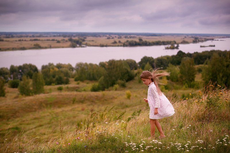 путешествие, рязанская область, дети, закат Прогулка по Константиново фото превью