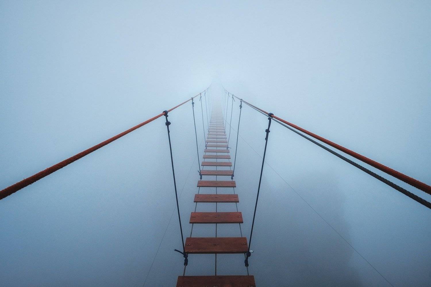 Крым, Ай-Петри, Ялта, туман, мост, горы, Алексей Бордуков