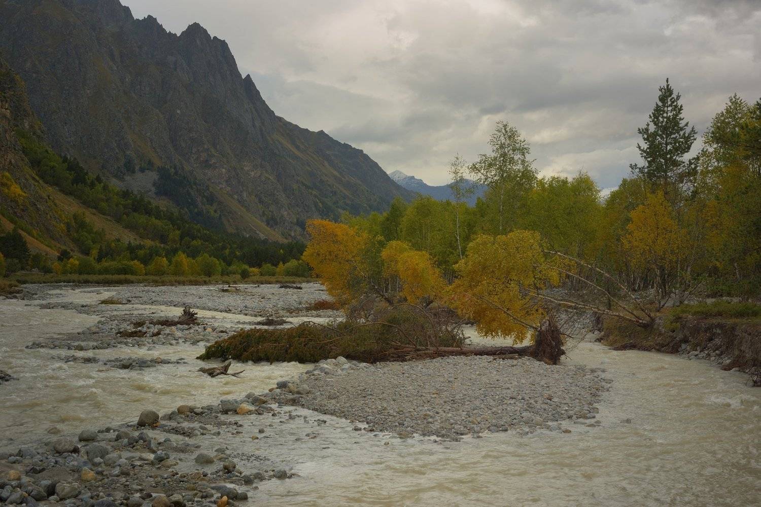 горы кавказ осень, Александр Жарников