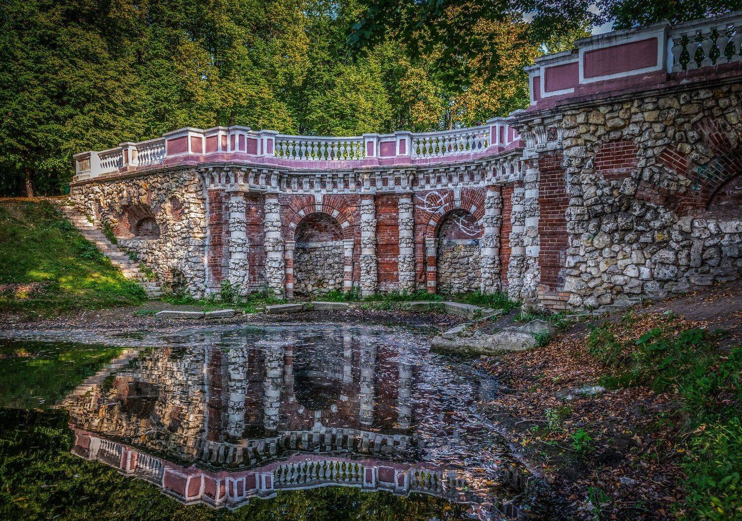 rastrelli, grotto, lefortovo park, moscow, Владимир Брагилевский