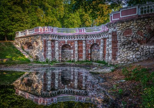 Rastrelli Grotto in Lefortovo Park, Moscow