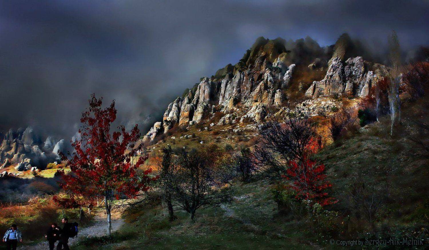 алушта, горы, демерджи, крым, скалы, чатыр-даг, долина-привидений, Melnik-oy Serg-N-