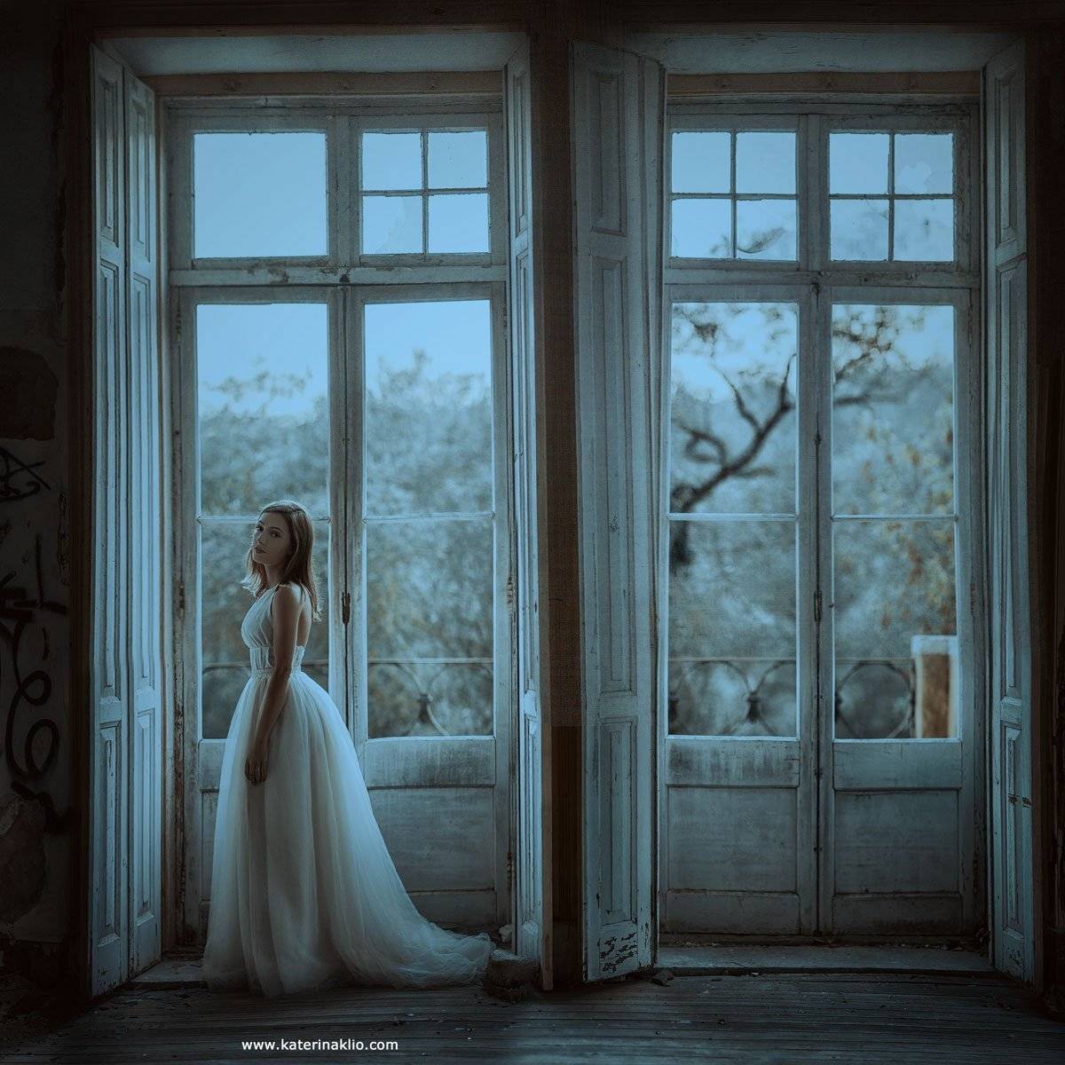 Lady, portrait, ghost, night,dress,woman,model, portrait , Катерина Клио