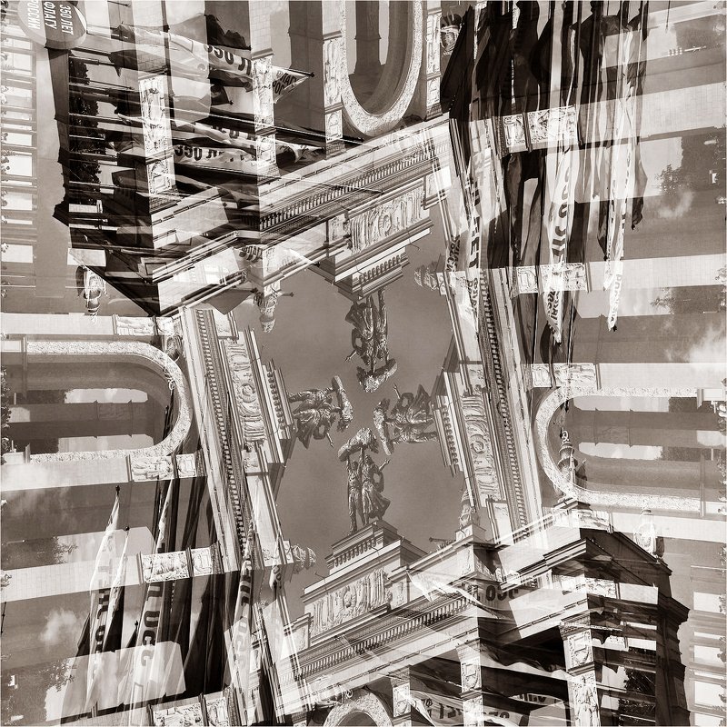 вднх, выставка, вход, лето, скульптура, город, Из серии: Калейдоскоп-город. фото превью