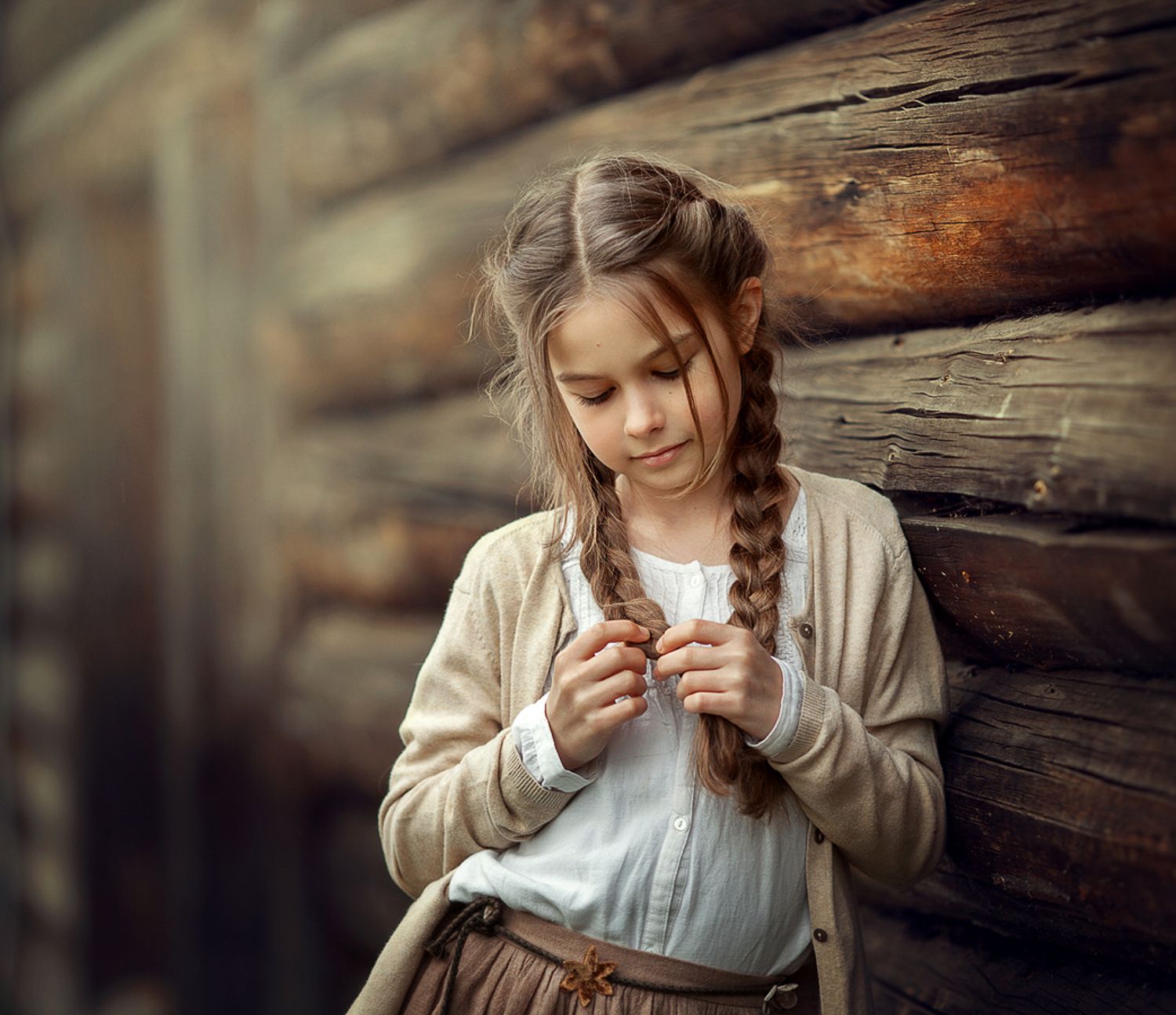 портрет девочка цвет, Анна Мельникова