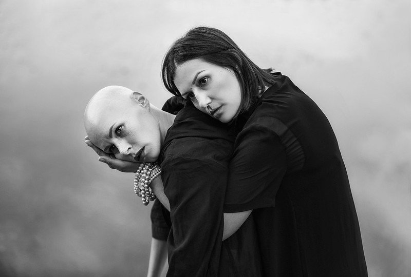 портрет, двойной портрет, девушка, онкология, борьба, психологический портрет *** фото превью