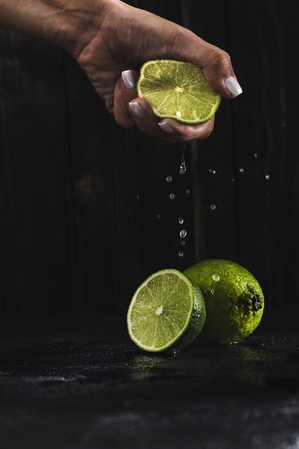 squeezed like a lemon