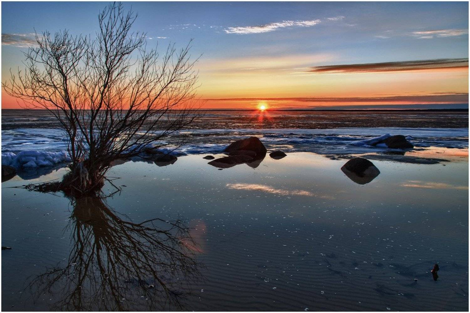 чудское, закат, Sergey Navetny