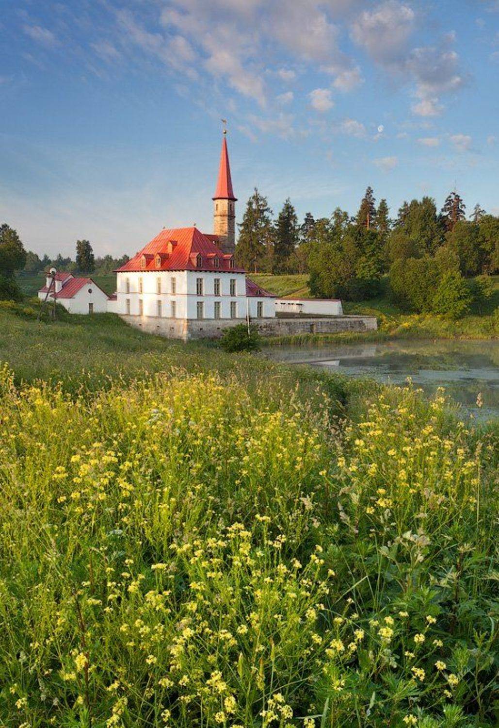 гатчина, приоратский дворец, Рассвет, Утро, Alex Darkside