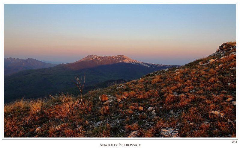 весна, горы, утро, рассвет, чатыр-даг, демерджи, анатолий покровский Мудрёная понятность горного утра фото превью