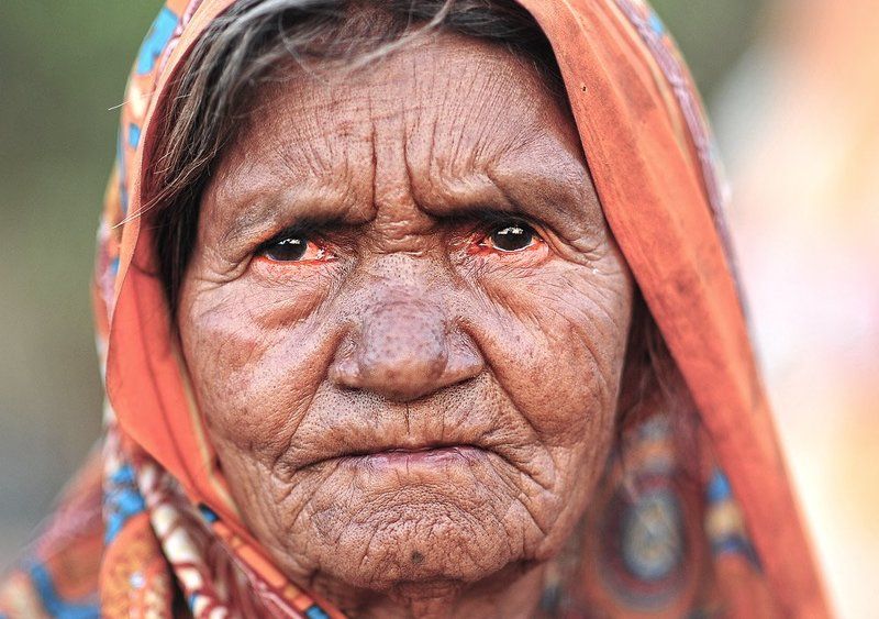 печаль, портрет, индия, люди Печаль фото превью