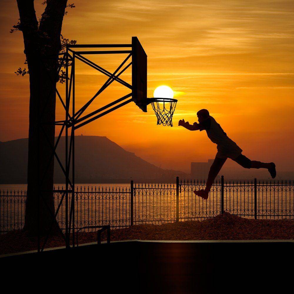 jump,sport,try,world,saving,light,sunset,land,reflection,water,boy,atlethic,leaf,tree,wood,baschet, Caras Ionut
