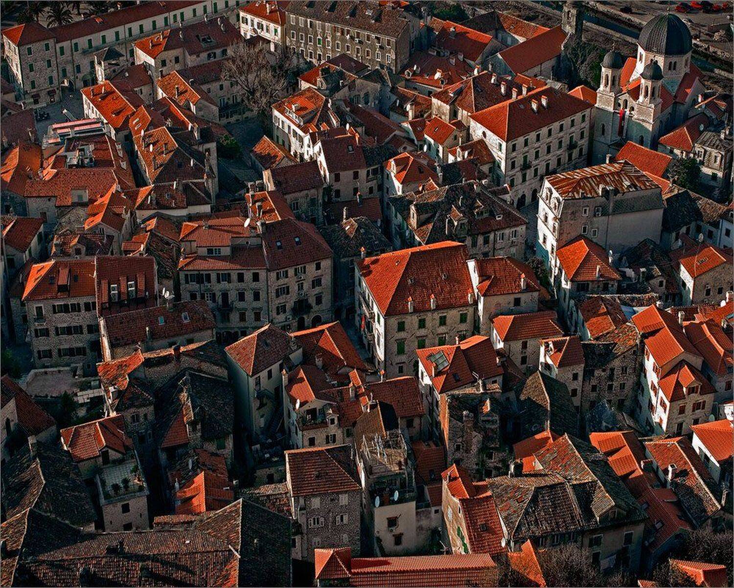 черногория, старый, город, котор, крыши, старина, путешествия, адриатика, Виктор Перякин